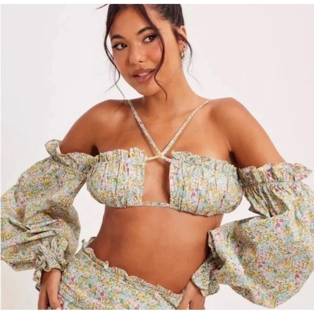 For Love & Lemons - Floral 2-Piece Set – Size M (NWT)